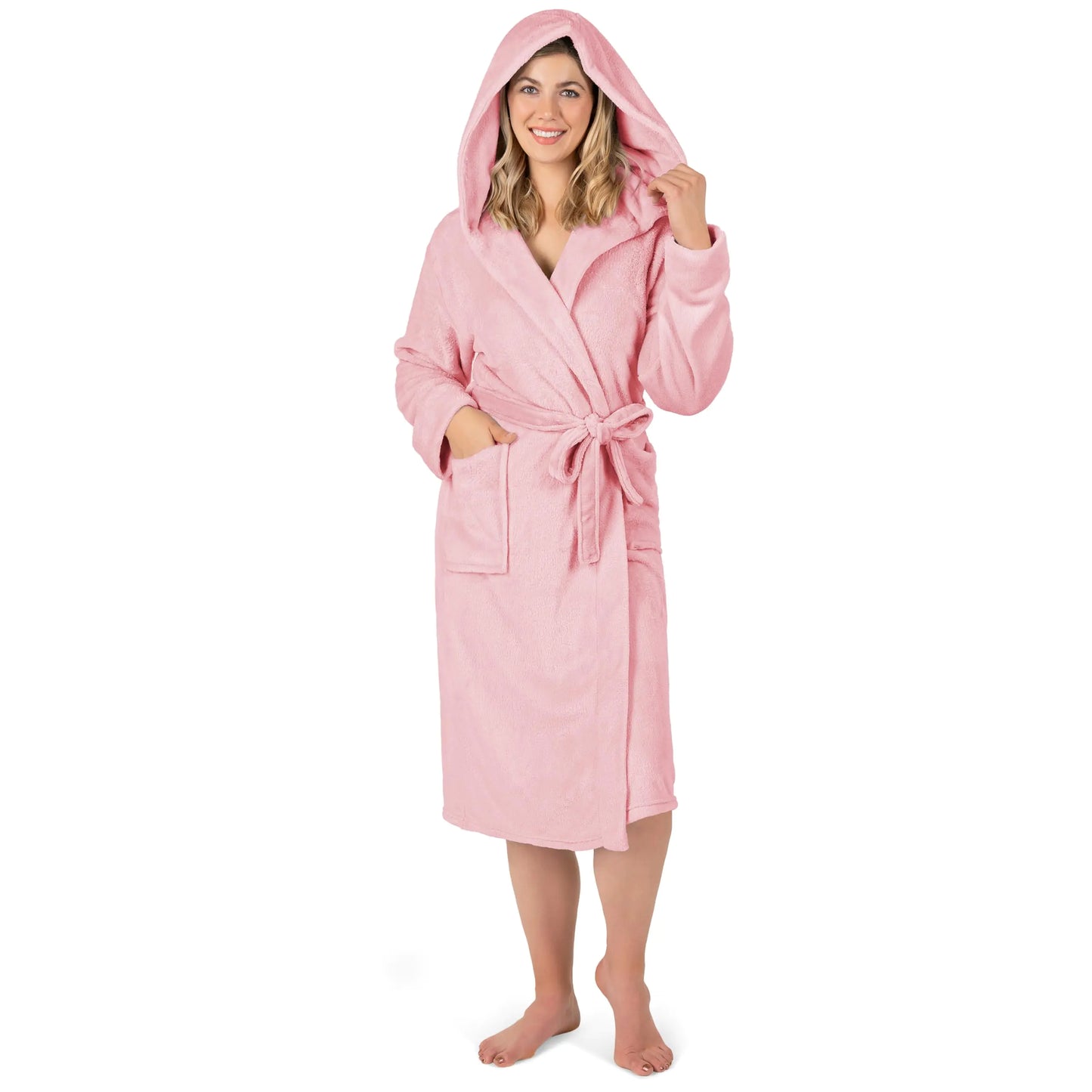 Plush Hooded Spa Robe