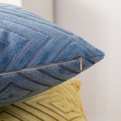 Nordic Knit Velvet Cushion Cover for Sofa and Office