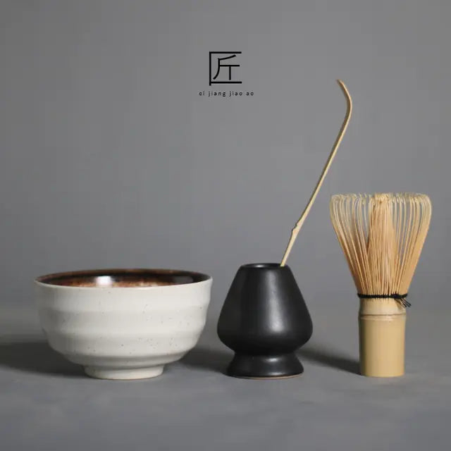 Bamboo Matcha Whisk Set