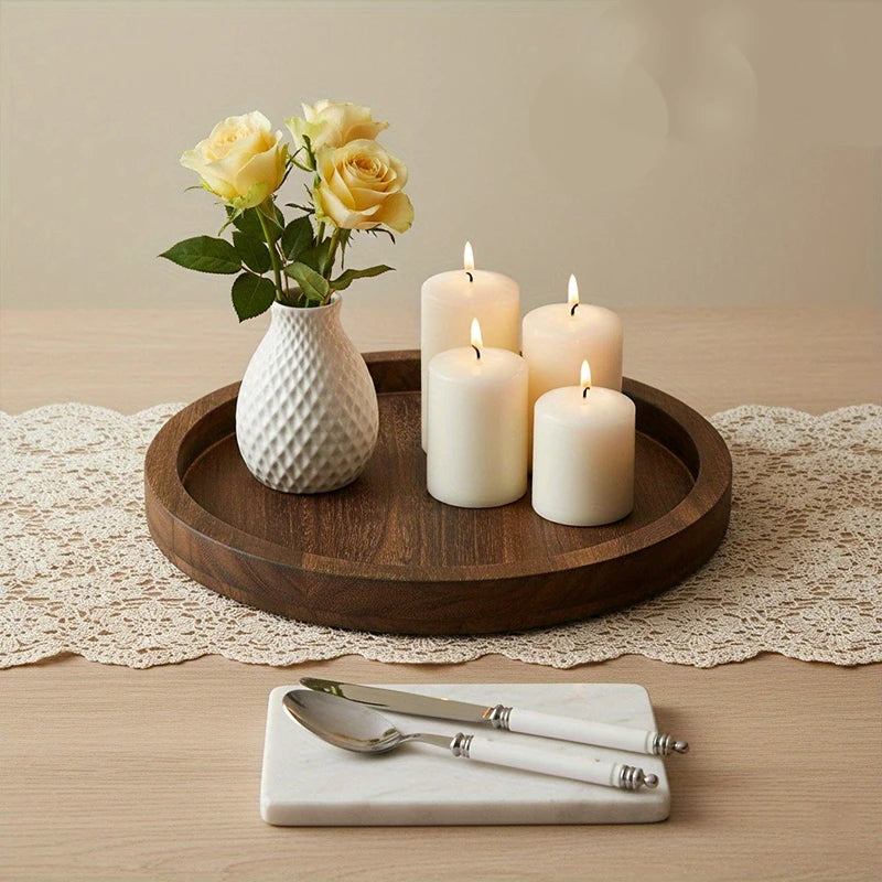 Farmhouse Wooden Serving Tray