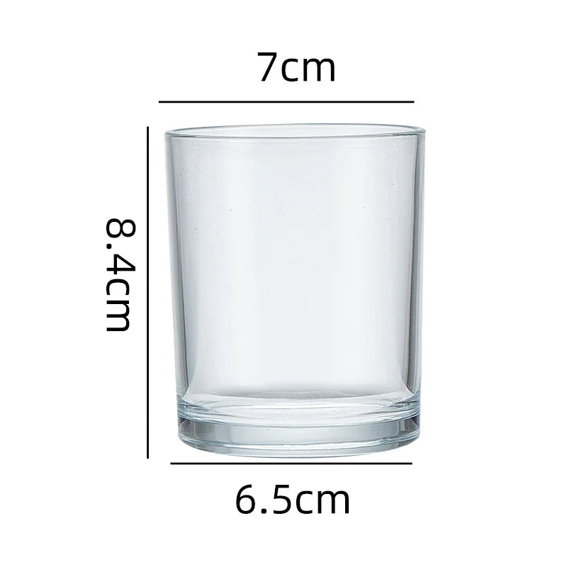 Glass Candle Jar with Wooden Lid