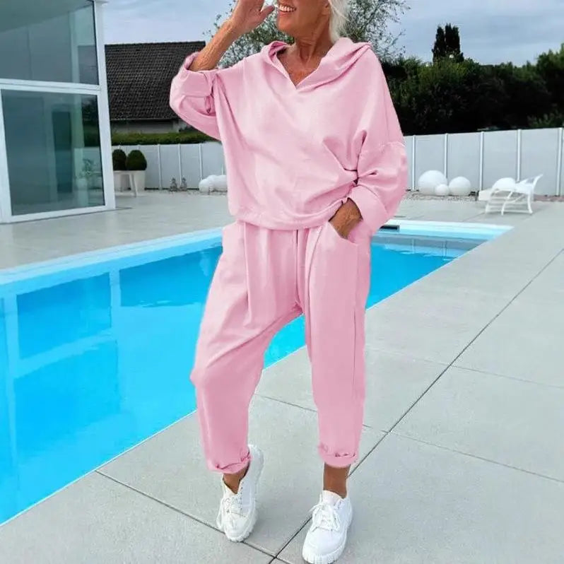 Elegant Hooded Co-Ord Set