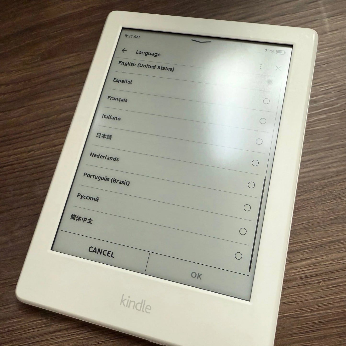 Kindle K8 6” E-Ink E-Reader (Used – Good Condition)