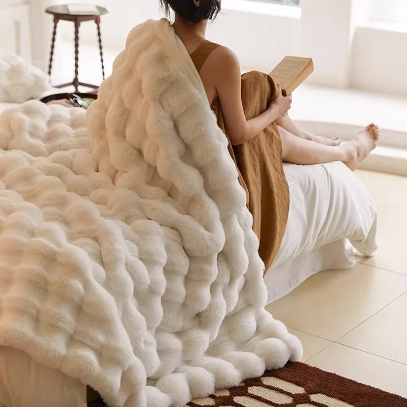 Soft Lambswool Cozy Blanket
