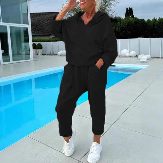 Elegant Hooded Co-Ord Set