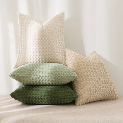 Geometric Knit Cushion Cover