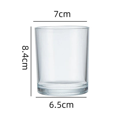 Glass Candle Jar with Wooden Lid