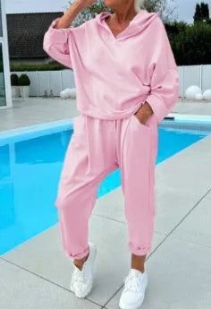 Elegant Hooded Co-Ord Set