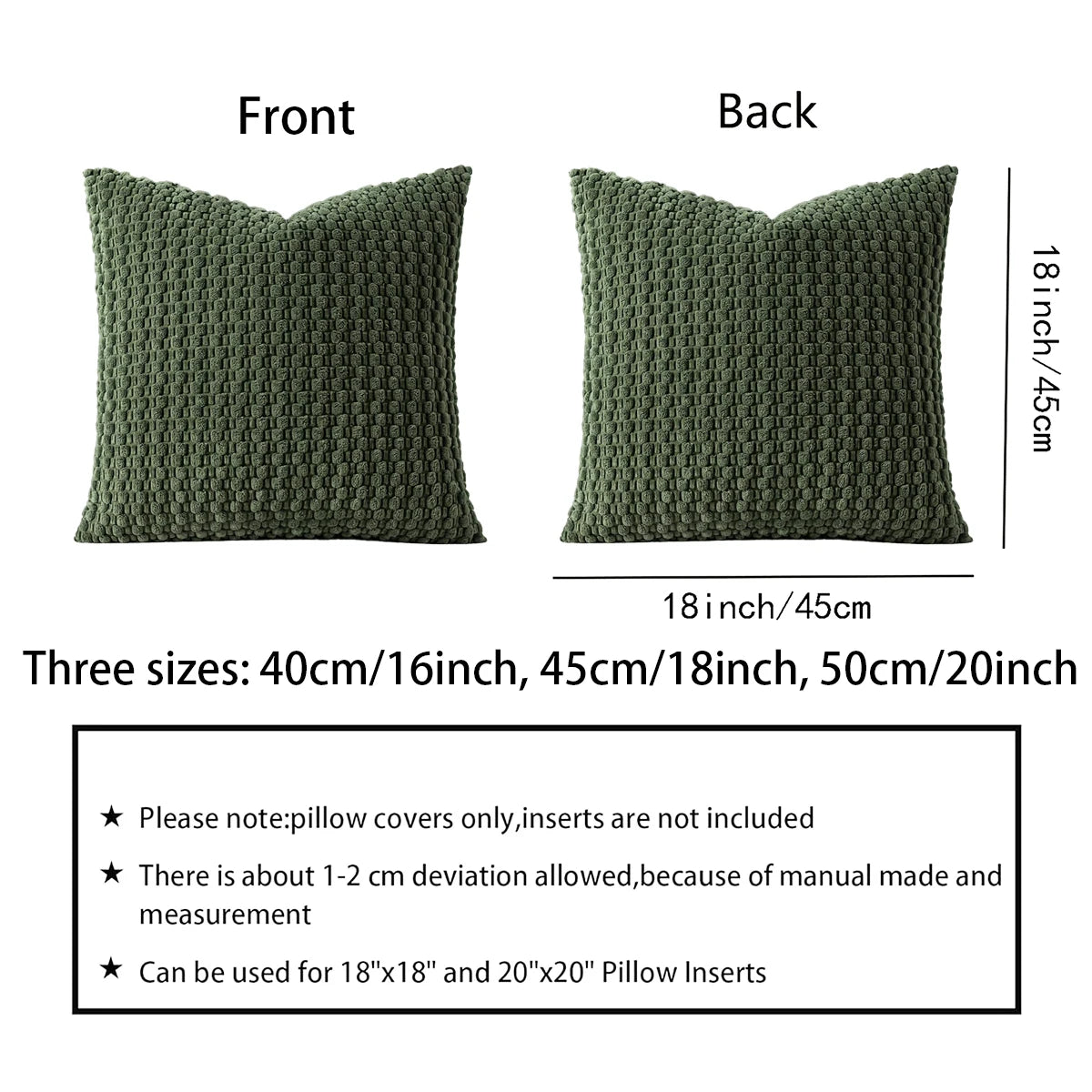 Geometric Knit Cushion Cover