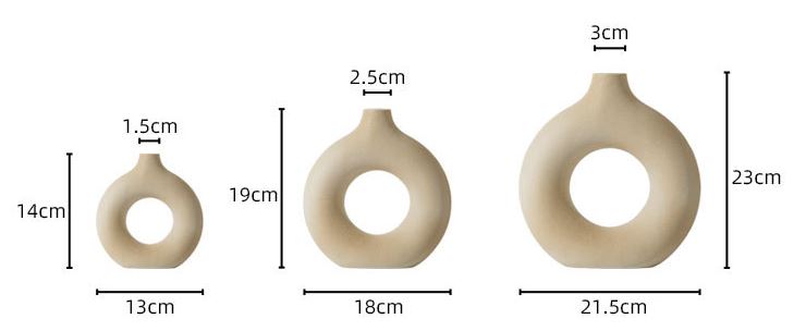 Round Vase Decoration Creative Ceramic Crafts